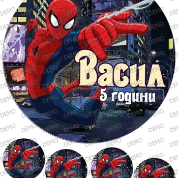 014 SPIDERMan декорация за торта персонализиран 014 SPIDERMan декорация за торта персонализиран