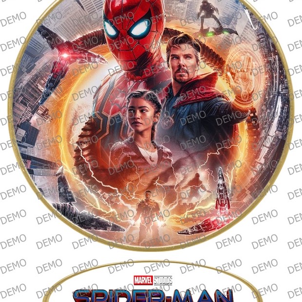 007 Спайдермен / Spiderman  декорация за торта