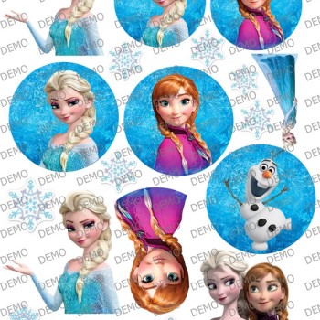 123 Елза  Ана фроъзен frozen  елементи