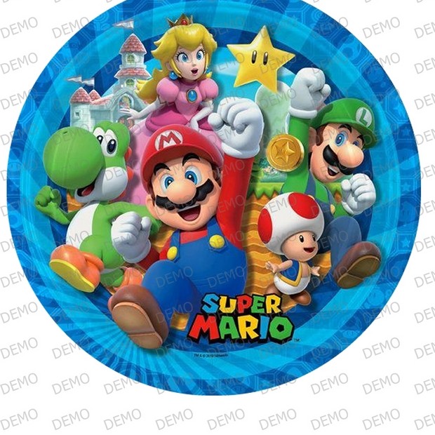 001 super mario декор за торта 001 super mario декор за торта