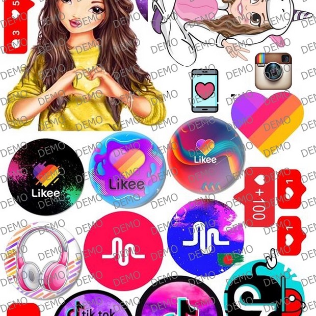 001 tik tok момичета и елементи тик ток