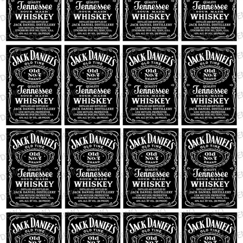 етикет за бутилка jack daniels 20 бр етикет за бутилка jack daniels 20 бр