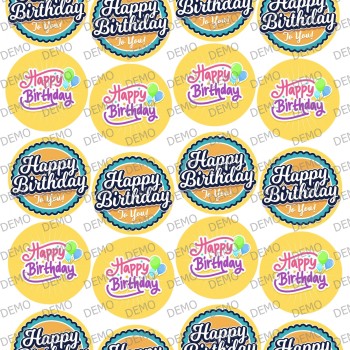 ПРАЗНИК 014 декорация happy birthday