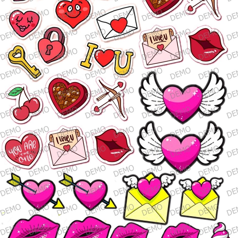 023 Love различни по размер декорации 023 Love различни по размер декорации