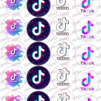 лога тикток 5 см лога тикток 5 см