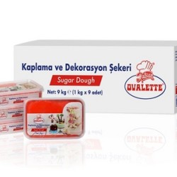 Захарно тесто  Oранжев фондан Ovalette -Katsan 1 кг