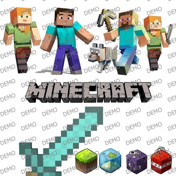     001 minecraft елементи