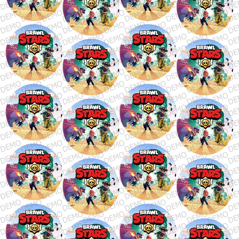 Brawl stars /брау старс декор за бисквити/мъфини Brawl stars /брау старс декор за бисквити/мъфини