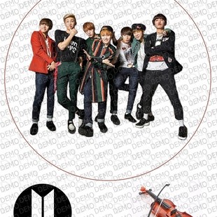 001 BTS декор за торта 001 BTS декор за торта