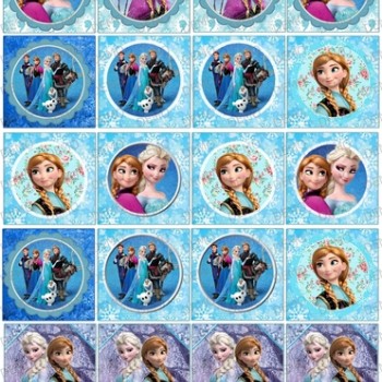 Замръзналото кралство - Frozen B03 декорация за бисквитки