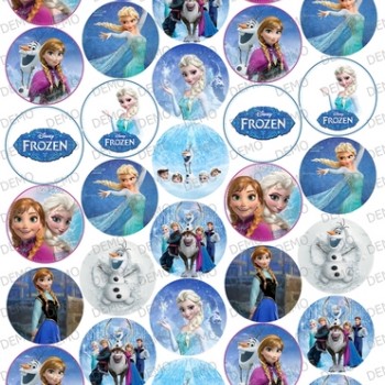 Замръзналото кралство - Frozen B07 декорация за бисквитки