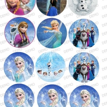 Замръзналото кралство - Frozen B09 декорация за бисквити
