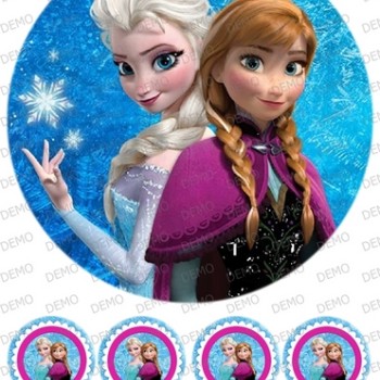 Замръзналото кралство - t308 декорация за торта Frozen