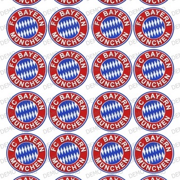 043 FC Bayern logo  - fb04 декорация БАЙЕРН МЮНХЕН футбол