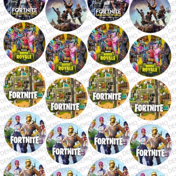 Fortnite 006 декор за бисквити, мъфини Fortnite 006 декор за бисквити, мъфини