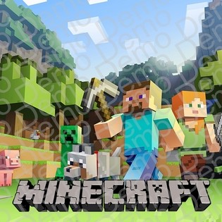 MineCraft 006  декор за торта 