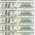003а доларови банкноти на вафлена или фонданова хартия