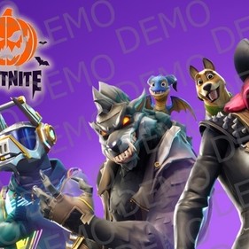 010Halloween (Хелоуин)  Fortnite декор за торта