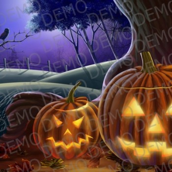 006 Halloween (Хелоуин) декор за торта