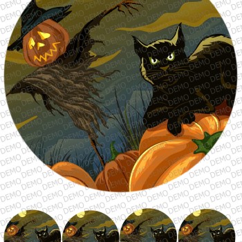 005 Halloween (Хелоуин) декор за торта