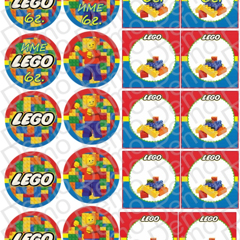 lego 005 - декорация на фонданова или вафлена плака ПЕРСОНАЛИЗИРАН lego 005 - декорация на фонданова или вафлена плака ПЕРСОНАЛИЗИРАН