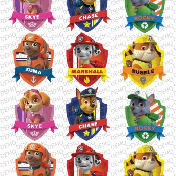 Paw patrol 13 - декорация за торта Пес патрул