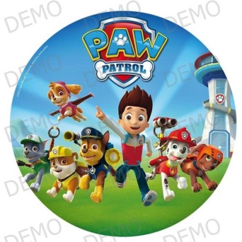 Paw patrol 2 - декорация за торта - Пес патрул