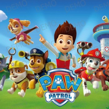 Paw patrol 3 - декорация за торта Пес патрул