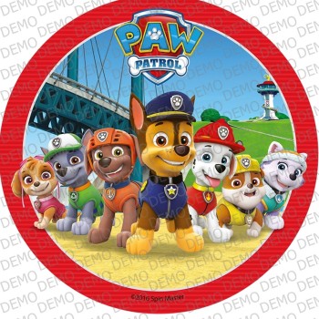 Paw patrol 10 - декорация за торта - Пес патрул