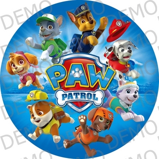 Paw patrol 9 - декорация за торта - Пес патрул Paw patrol 9 - декорация за торта - Пес патрул