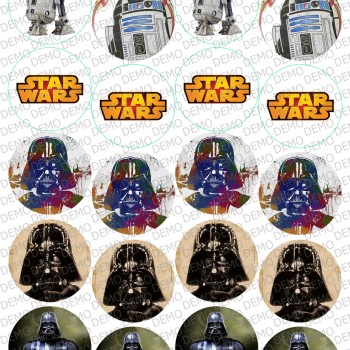 005 Star Wars декор за бисквитки/мъфини