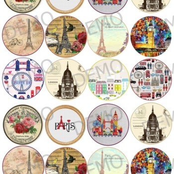 Винтидж 011- 20 бр. декорации