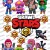 007А Brawl stars /брау старс лога за декорация