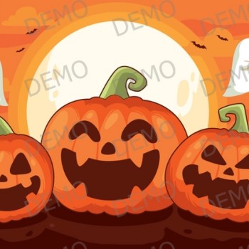 001k Halloween (Хелоуин) декор за торта