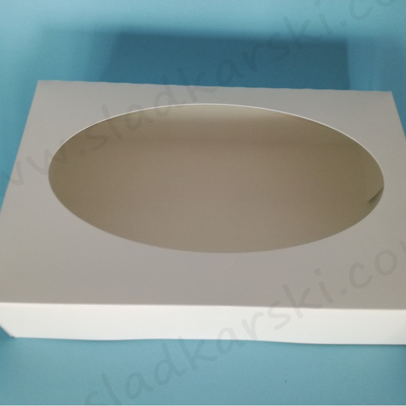 кутия с прозорец 20*30*7,6 см