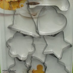 форма за сладки куче, сърце,звезда,прасенце,цвете,чорап